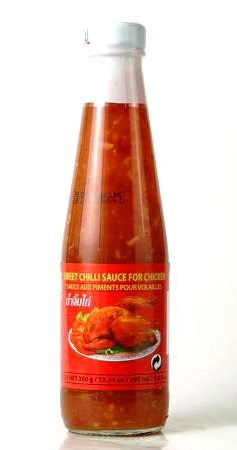 Sweet chilli sauce per pollo - Cock brand 350g.